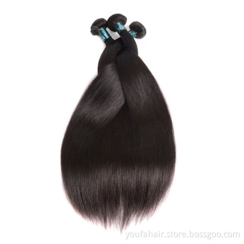 Wholesale Raw Virgin Funmi Super Double Drawn Bone Straight Human Hair Extensions Closures Frontals, Cuticle Aligned Hair Bundle